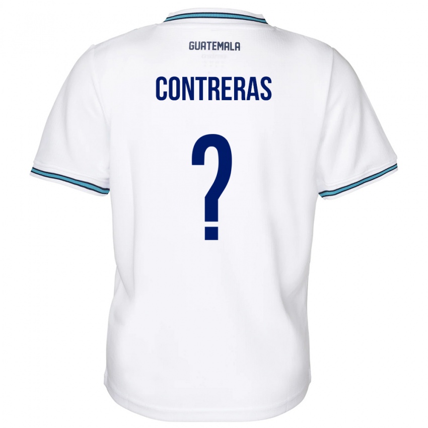 Kinderen Guatemala Betzael Contreras #0 Wit Thuisshirt Thuistenue 24-26 T-Shirt