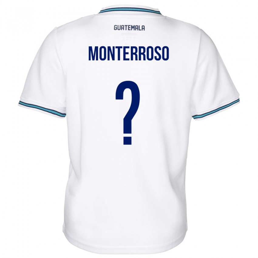 Kinderen Guatemala María Monterroso #0 Wit Thuisshirt Thuistenue 24-26 T-Shirt