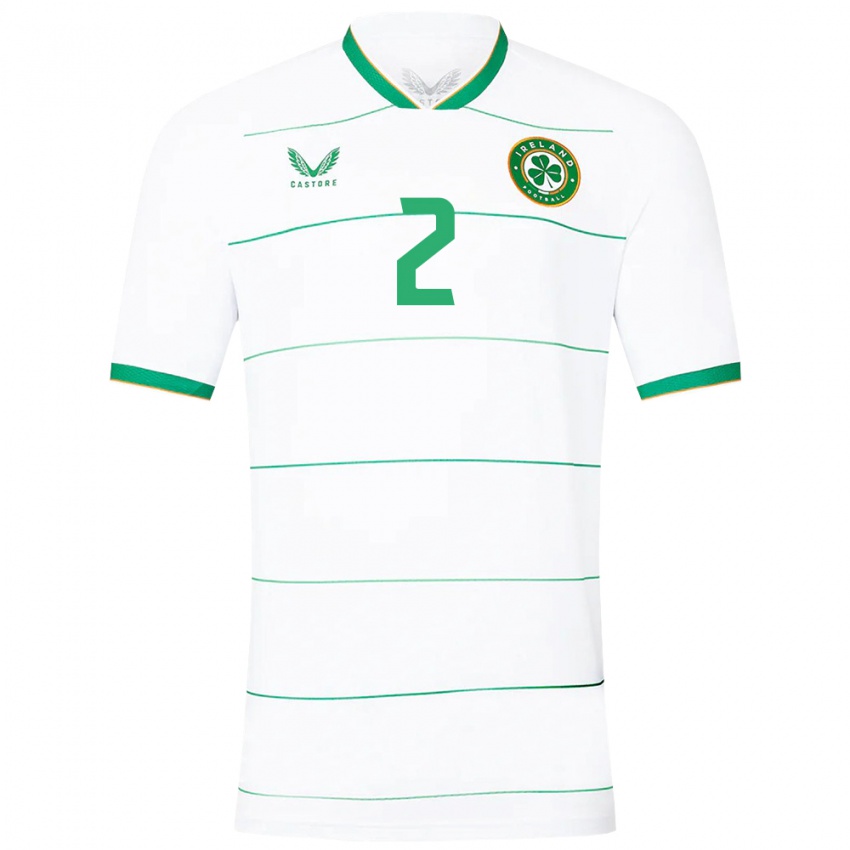 Kinderen Ierland James Roche #2 Wit Uitshirt Uittenue 24-26 T-Shirt