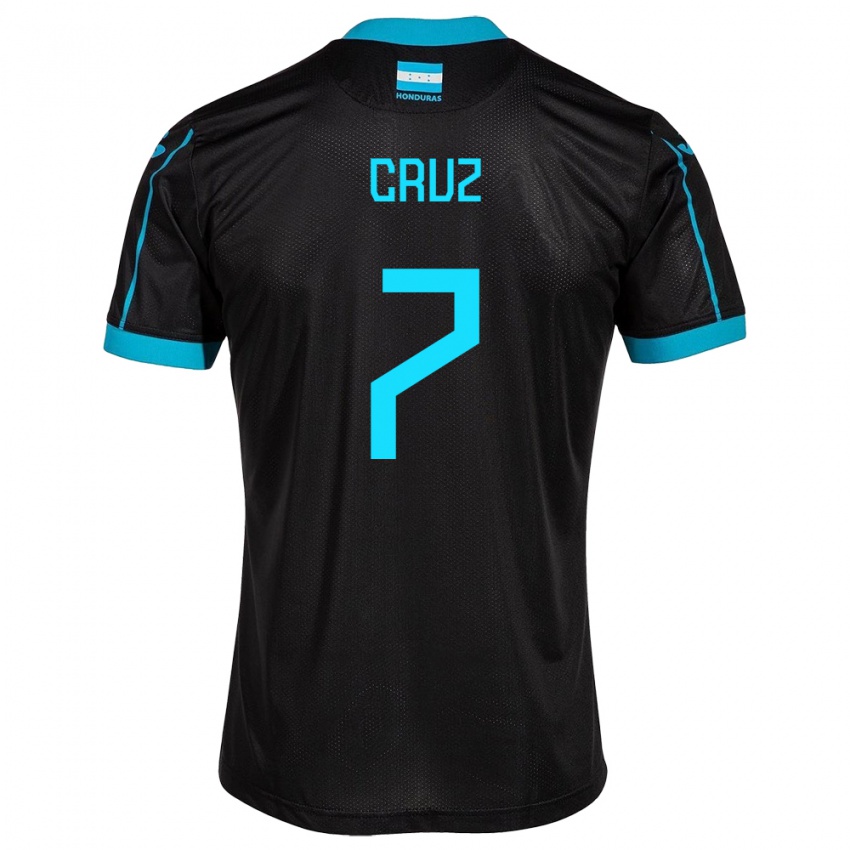 Kinderen Honduras Nixon Cruz #7 Zwart Uitshirt Uittenue 24-26 T-Shirt