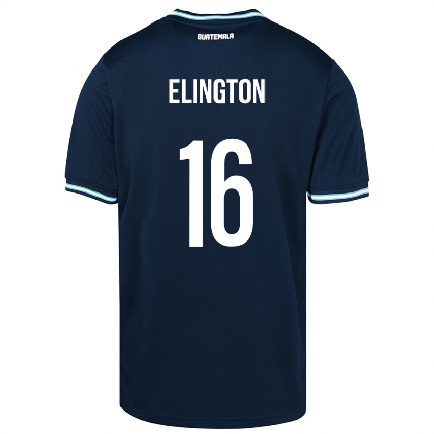 Kinderen Guatemala Elvi Elington #16 Blauw Uitshirt Uittenue 24-26 T-Shirt