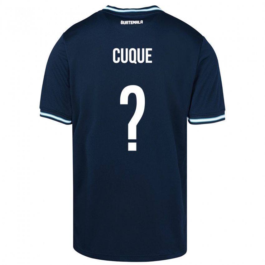 Kinderen Guatemala Diego Cuque #0 Blauw Uitshirt Uittenue 24-26 T-Shirt