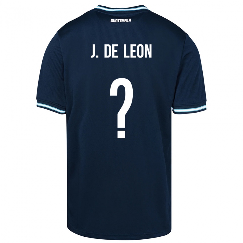 Kinderen Guatemala Jose De Leon #0 Blauw Uitshirt Uittenue 24-26 T-Shirt