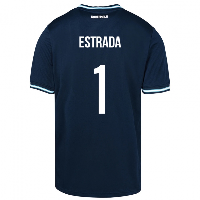 Kinderen Guatemala Alexia Estrada #1 Blauw Uitshirt Uittenue 24-26 T-Shirt