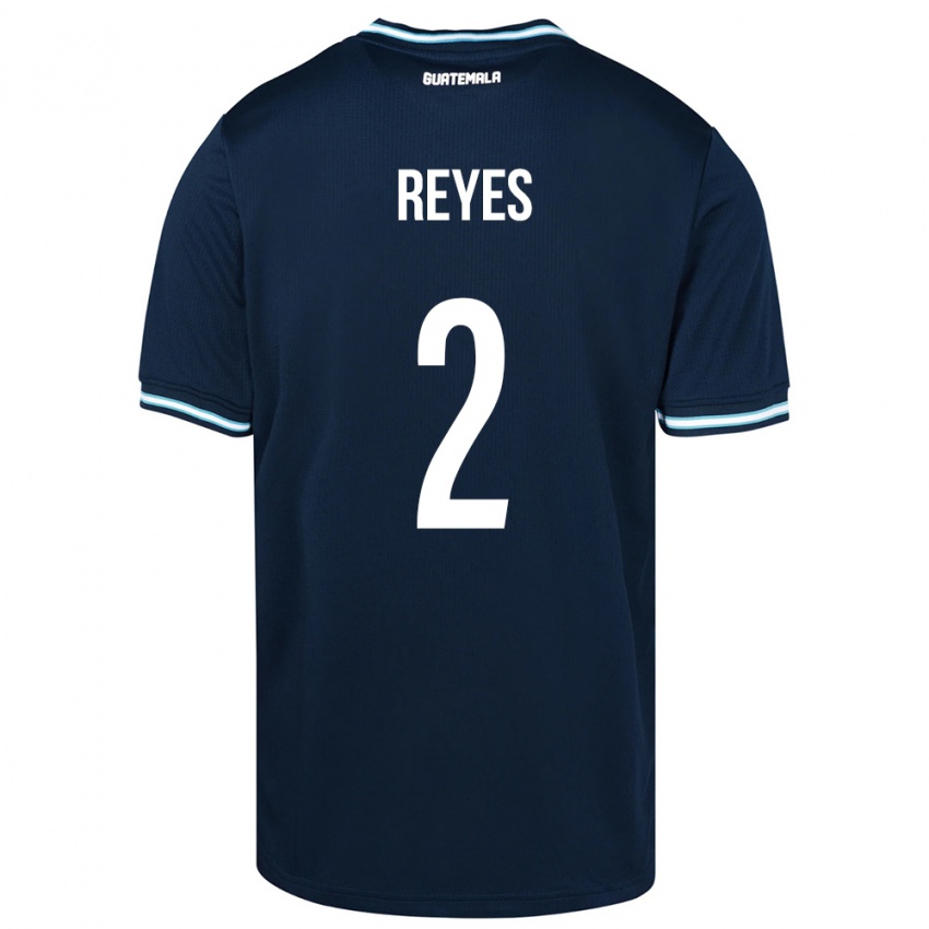 Kinderen Guatemala Samantha Reyes #2 Blauw Uitshirt Uittenue 24-26 T-Shirt