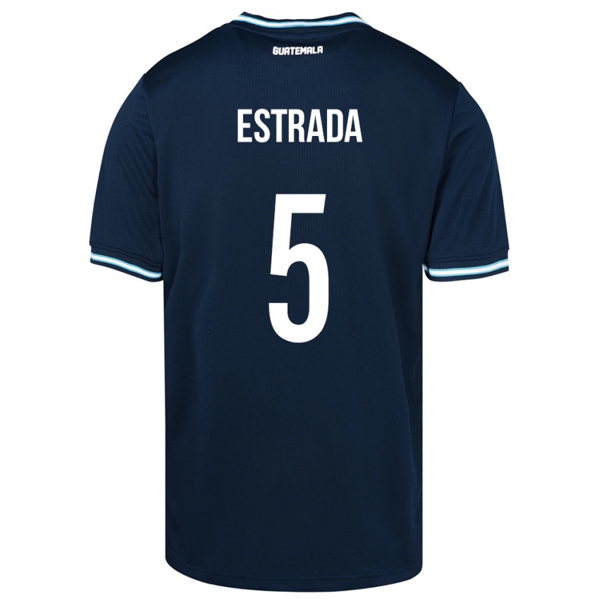 Kinderen Guatemala Elizabeth Estrada #5 Blauw Uitshirt Uittenue 24-26 T-Shirt