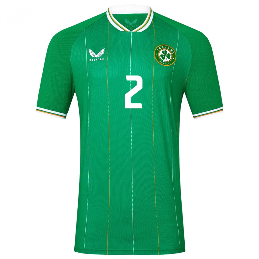 Heren Ierland Savannah Mccarthy #2 Groente Thuisshirt Thuistenue 24-26 T-Shirt