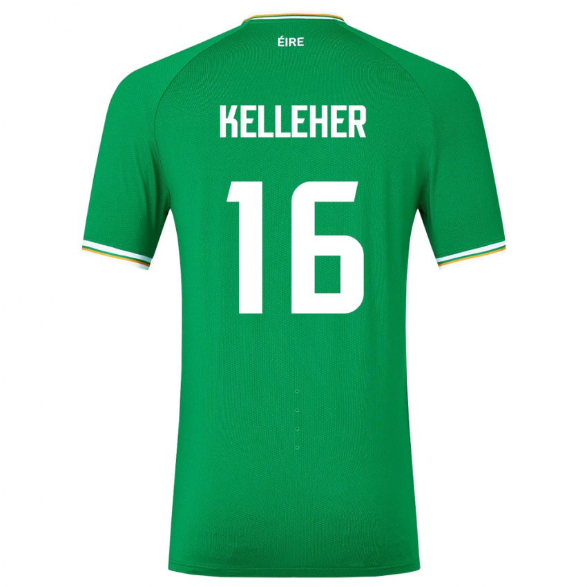 Heren Ierland Caoimhín Kelleher #16 Groente Thuisshirt Thuistenue 24-26 T-Shirt