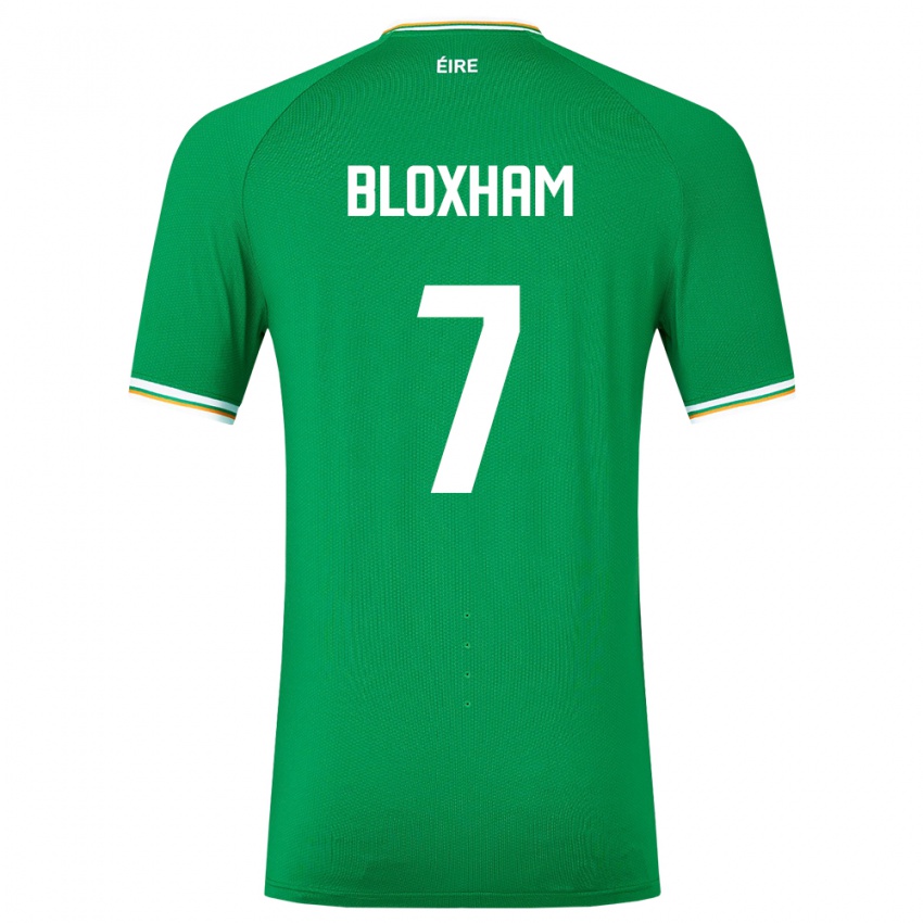 Heren Ierland Tom Bloxham #7 Groente Thuisshirt Thuistenue 24-26 T-Shirt