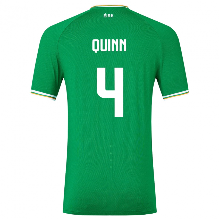 Heren Ierland Louise Quinn #4 Groente Thuisshirt Thuistenue 24-26 T-Shirt