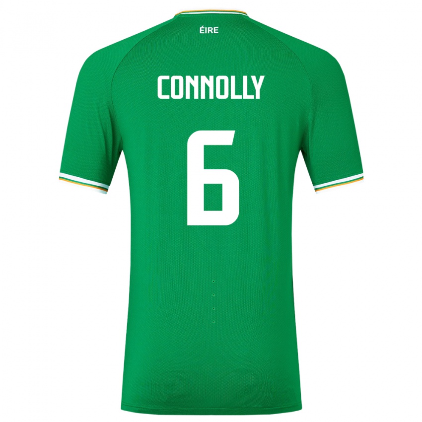 Heren Ierland Megan Connolly #6 Groente Thuisshirt Thuistenue 24-26 T-Shirt