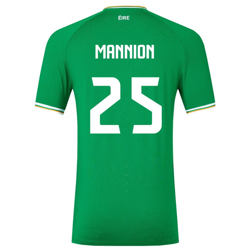 Heren Ierland Aoife Mannion #25 Groente Thuisshirt Thuistenue 24-26 T-Shirt