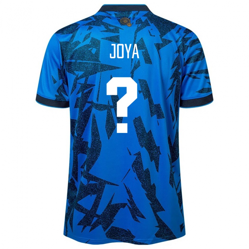 Heren El Salvador Marlon Joya #0 Blauw Thuisshirt Thuistenue 24-26 T-Shirt