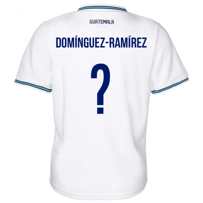 Heren Guatemala Marco Domínguez-Ramírez #0 Wit Thuisshirt Thuistenue 24-26 T-Shirt