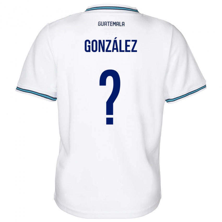 Heren Guatemala Erick González #0 Wit Thuisshirt Thuistenue 24-26 T-Shirt