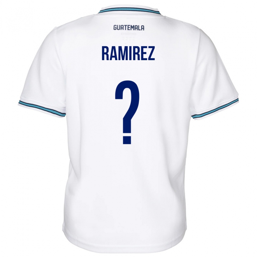 Heren Guatemala Nelson Ramirez #0 Wit Thuisshirt Thuistenue 24-26 T-Shirt