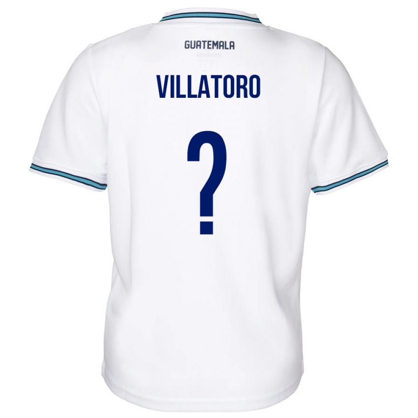 Heren Guatemala Grace Villatoro #0 Wit Thuisshirt Thuistenue 24-26 T-Shirt