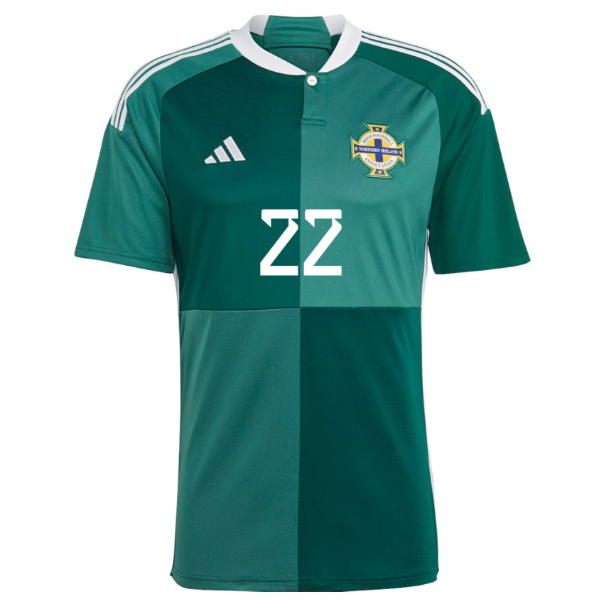 Heren Noord-Ierland Abbie Magee #22 Groente Thuisshirt Thuistenue 24-26 T-Shirt