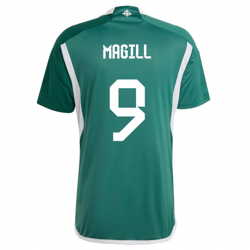 Heren Noord-Ierland Simone Magill #9 Groente Thuisshirt Thuistenue 24-26 T-Shirt