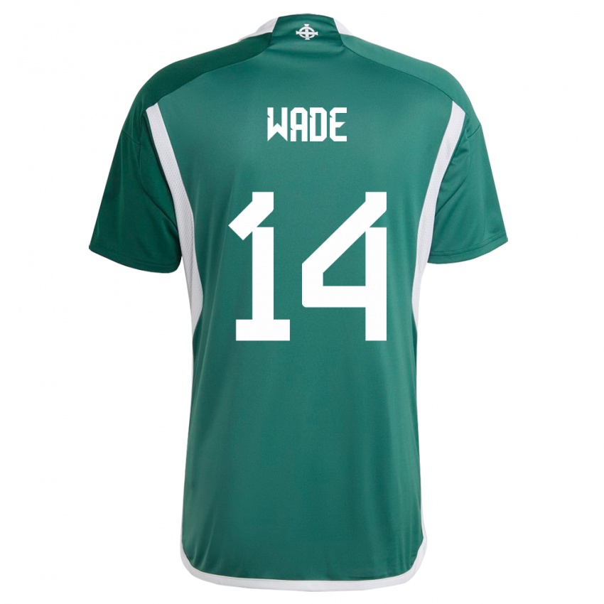 Heren Noord-Ierland Lauren Wade #14 Groente Thuisshirt Thuistenue 24-26 T-Shirt