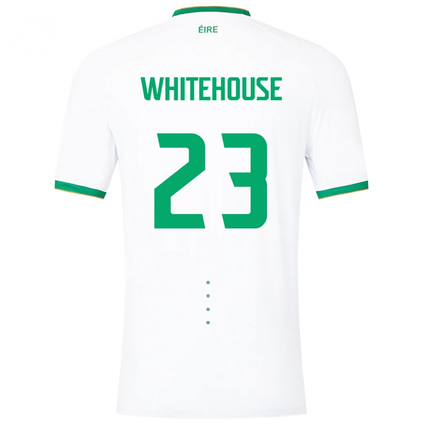 Heren Ierland Sophie Whitehouse #23 Wit Uitshirt Uittenue 24-26 T-Shirt