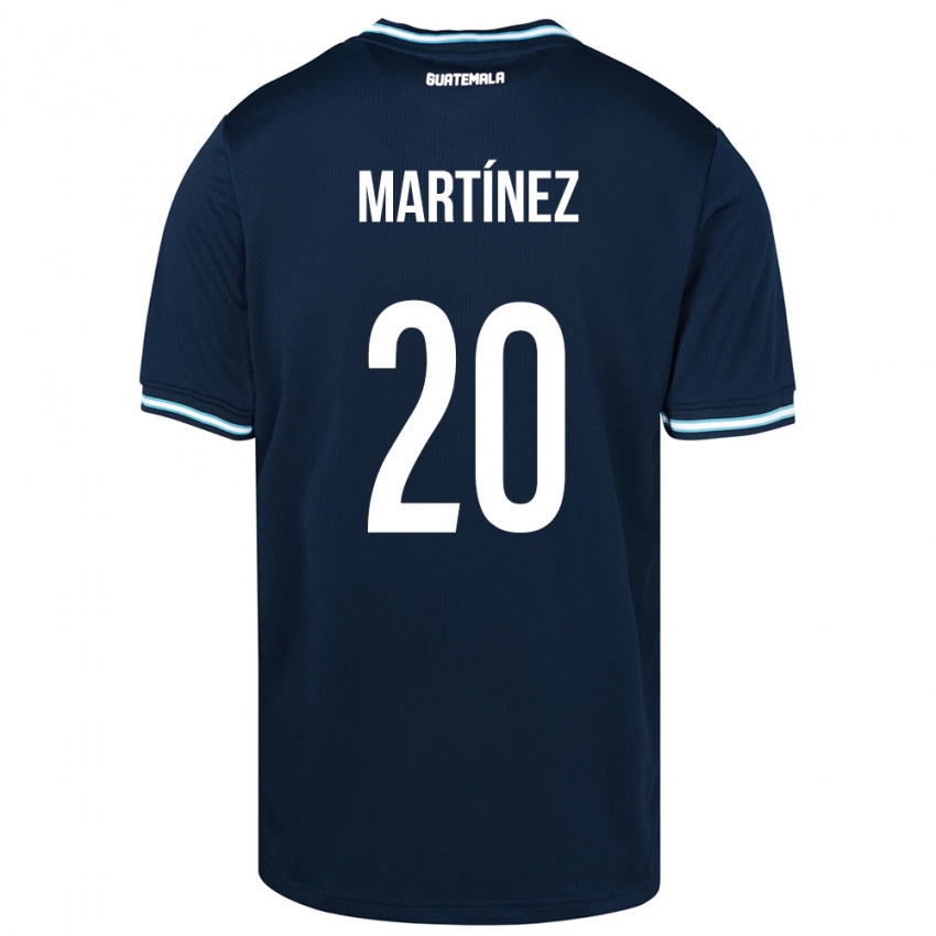 Heren Guatemala Ana Lucía Martínez #20 Blauw Uitshirt Uittenue 24-26 T-Shirt