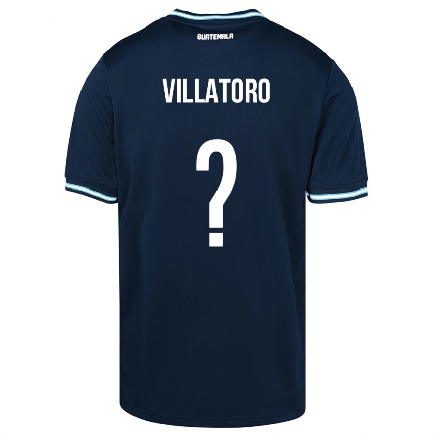 Heren Guatemala Grace Villatoro #0 Blauw Uitshirt Uittenue 24-26 T-Shirt