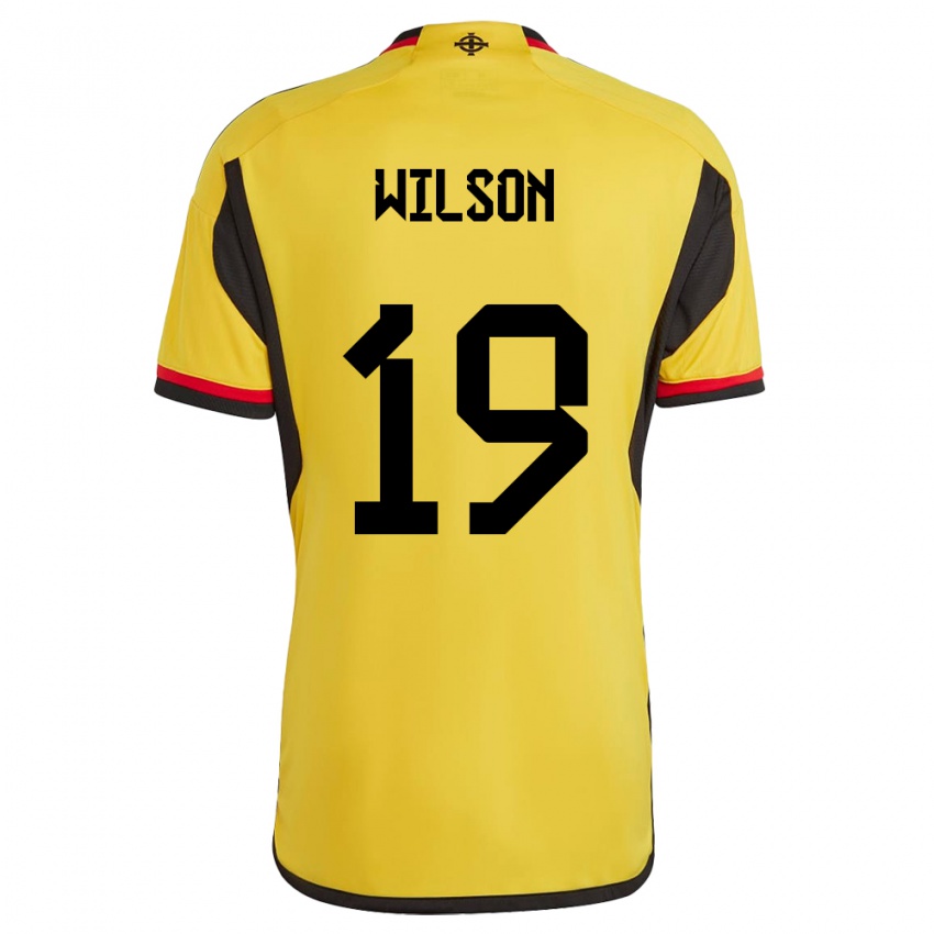 Heren Noord-Ierland Emily Wilson #19 Wit Uitshirt Uittenue 24-26 T-Shirt