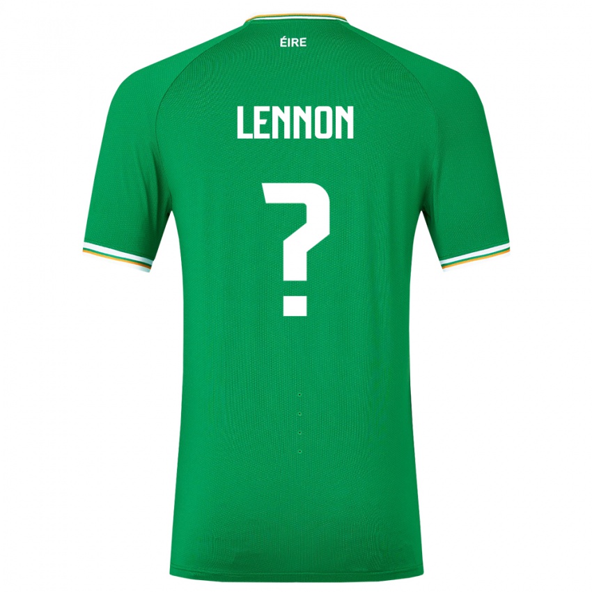 Dames Ierland Adam Lennon #0 Groente Thuisshirt Thuistenue 24-26 T-Shirt