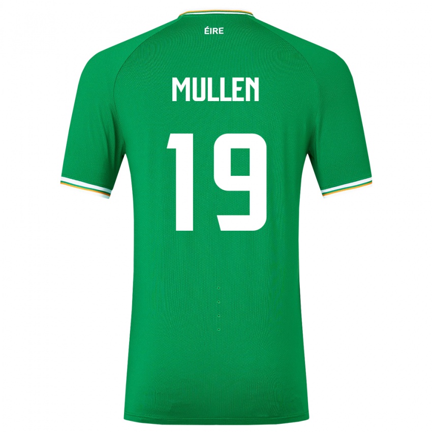 Dames Ierland Senan Mullen #19 Groente Thuisshirt Thuistenue 24-26 T-Shirt