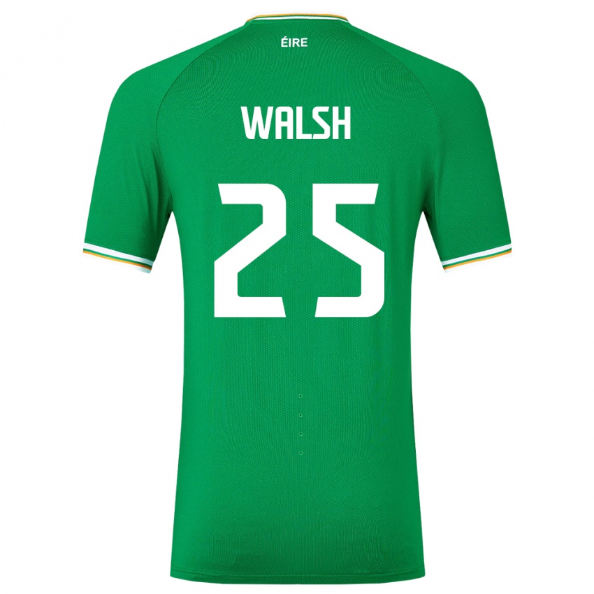 Dames Ierland Megan Walsh #25 Groente Thuisshirt Thuistenue 24-26 T-Shirt