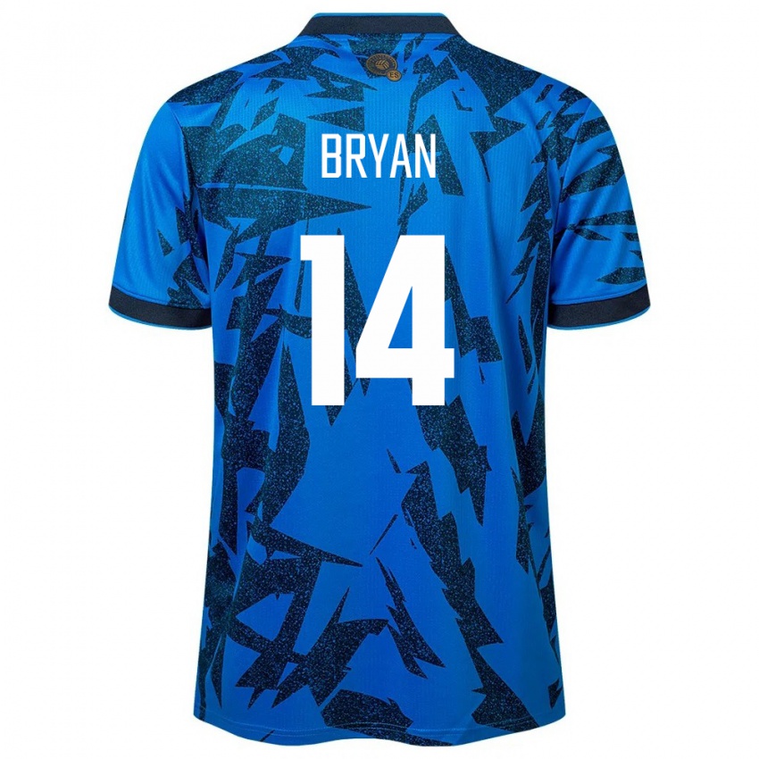 Dames El Salvador Bryan Vásquez #14 Blauw Thuisshirt Thuistenue 24-26 T-Shirt