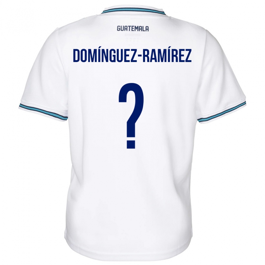 Dames Guatemala Marco Domínguez-Ramírez #0 Wit Thuisshirt Thuistenue 24-26 T-Shirt