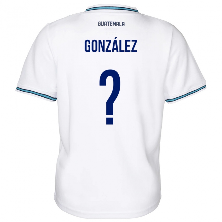 Dames Guatemala Erick González #0 Wit Thuisshirt Thuistenue 24-26 T-Shirt