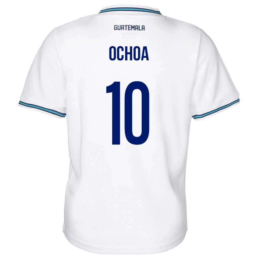 Dames Guatemala José Ochoa #10 Wit Thuisshirt Thuistenue 24-26 T-Shirt
