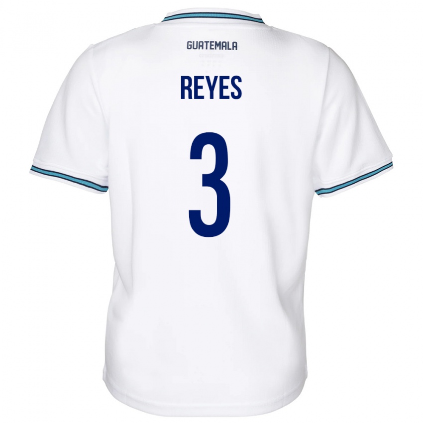 Dames Guatemala Martha Reyes #3 Wit Thuisshirt Thuistenue 24-26 T-Shirt