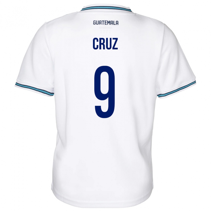 Dames Guatemala Celsa Cruz #9 Wit Thuisshirt Thuistenue 24-26 T-Shirt