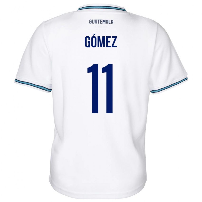 Dames Guatemala Savianna Gómez #11 Wit Thuisshirt Thuistenue 24-26 T-Shirt