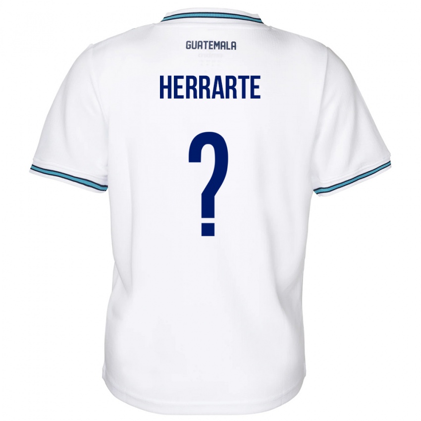 Dames Guatemala María Herrarte #0 Wit Thuisshirt Thuistenue 24-26 T-Shirt