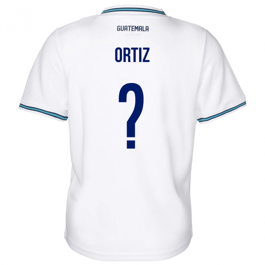 Dames Guatemala Jenifer Ortiz #0 Wit Thuisshirt Thuistenue 24-26 T-Shirt