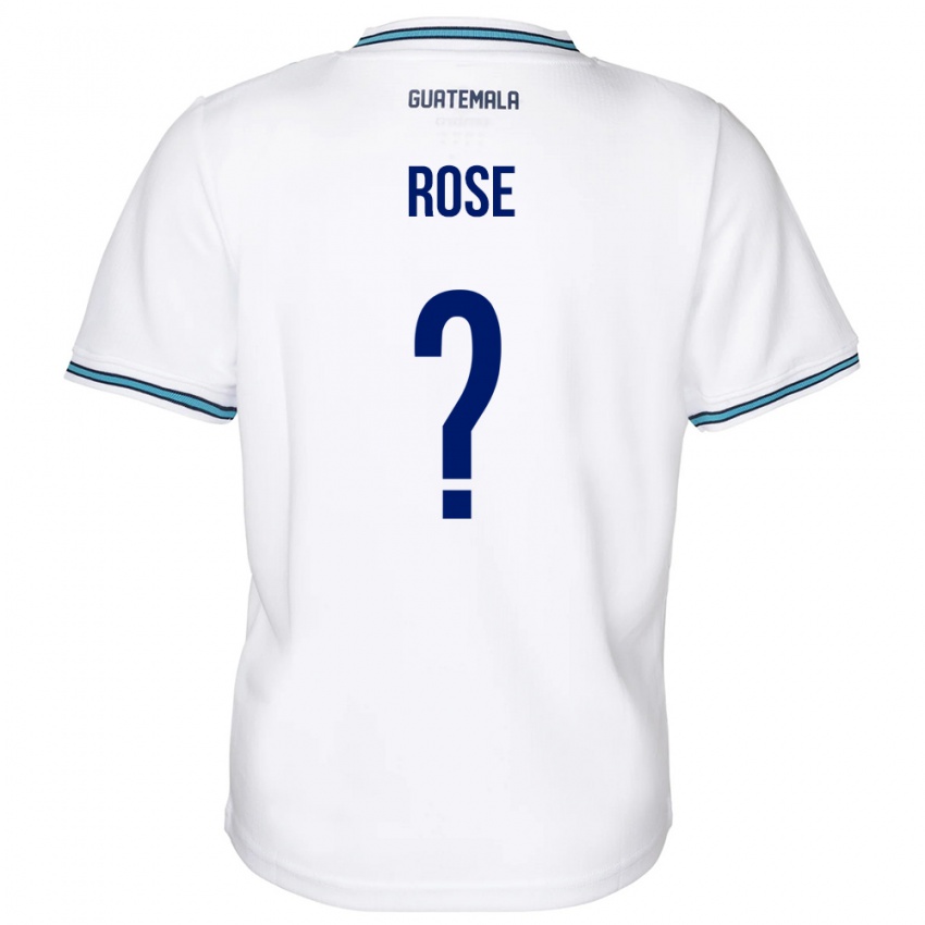 Dames Guatemala Michelle Rose #0 Wit Thuisshirt Thuistenue 24-26 T-Shirt