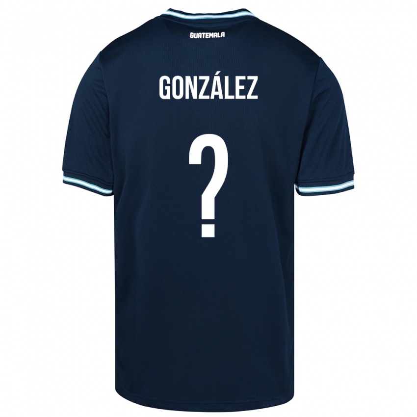 Dames Guatemala Erick González #0 Blauw Uitshirt Uittenue 24-26 T-Shirt