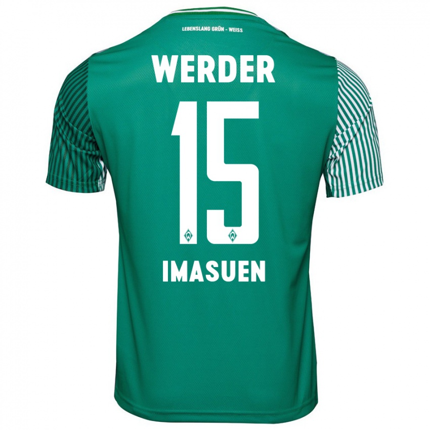 Kinderen Joel Imasuen #15 Groente Thuisshirt Thuistenue 2023/24 T-Shirt