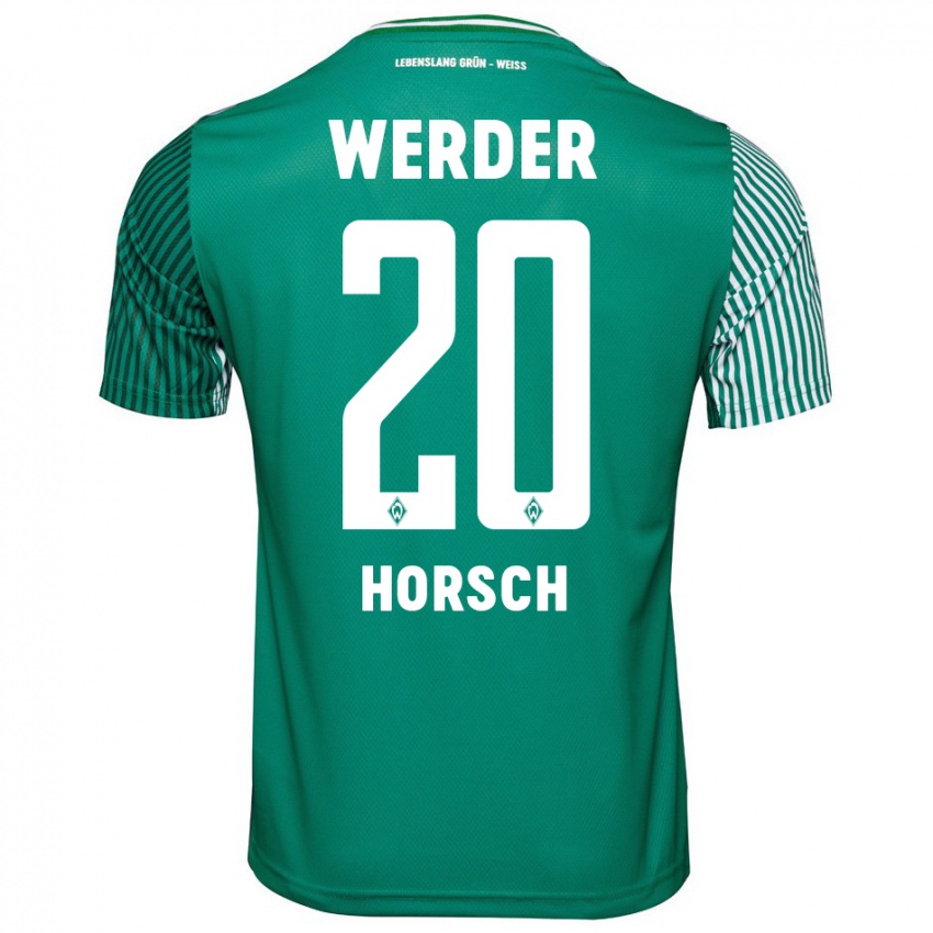 Kinderen Jonas Horsch #20 Groente Thuisshirt Thuistenue 2023/24 T-Shirt