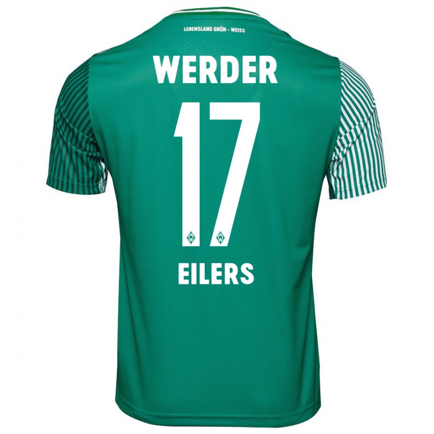 Kinderen Jonas Eilers #17 Groente Thuisshirt Thuistenue 2023/24 T-Shirt
