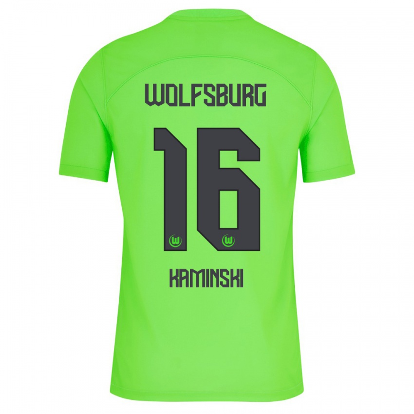 Kinderen Jakub Kaminski #16 Groente Thuisshirt Thuistenue 2023/24 T-Shirt