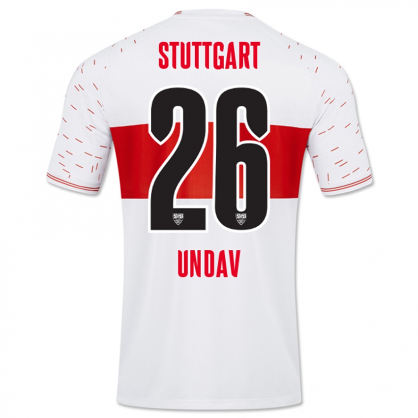 Kinderen Deniz Undav #26 Wit Thuisshirt Thuistenue 2023/24 T-Shirt