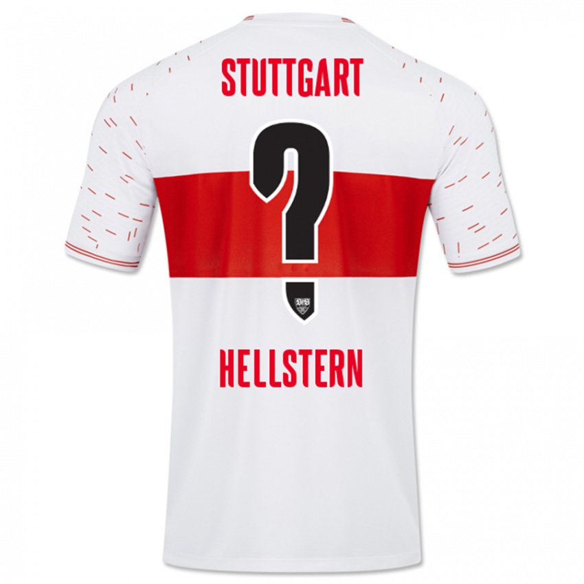 Kinderen Florian Hellstern #0 Wit Thuisshirt Thuistenue 2023/24 T-Shirt