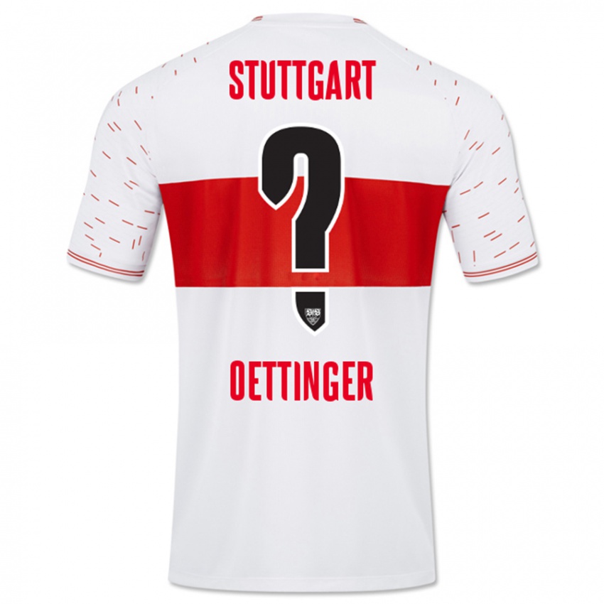 Kinderen Jannik Oettinger #0 Wit Thuisshirt Thuistenue 2023/24 T-Shirt