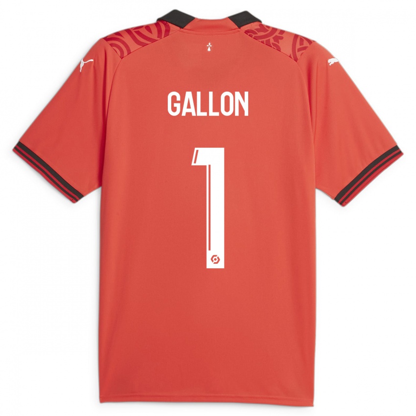 Kinderen Gauthier Gallon #1 Rood Thuisshirt Thuistenue 2023/24 T-Shirt